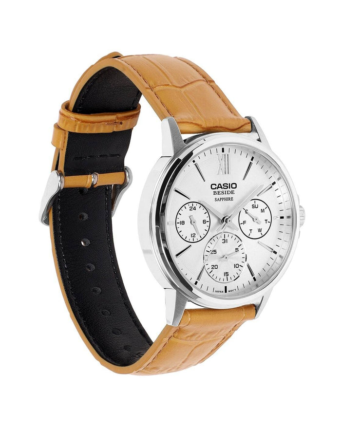 Casio Chronograph White Dial Men's Watch, BMS-300L-5AVDF-A2545