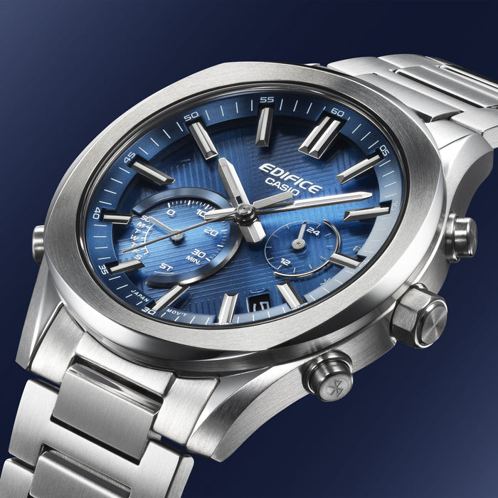 Casio Edifice Solar Powered Chronograph Men's Watch, EQB-1300D-2ADF-ED709