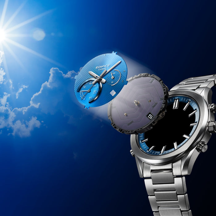 Casio Edifice Solar Powered Chronograph Men's Watch, EQB-1300D-2ADF-ED709