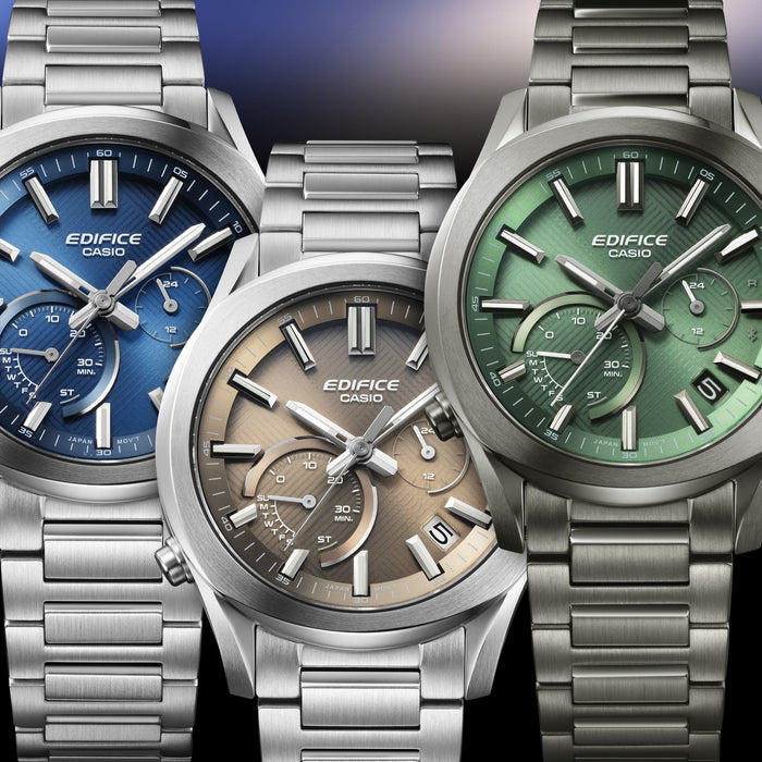 Casio Edifice Solar Powered Chronograph Men's Watch, EQB-1300D-5ADF-ED710