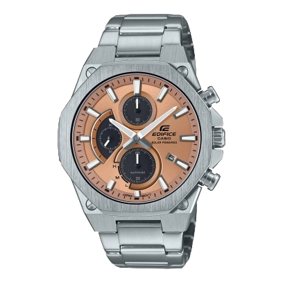 Casio Edifice Solar Sapphire Slim Case Orange Analog, EFS-S570D-5AUDF-ED644