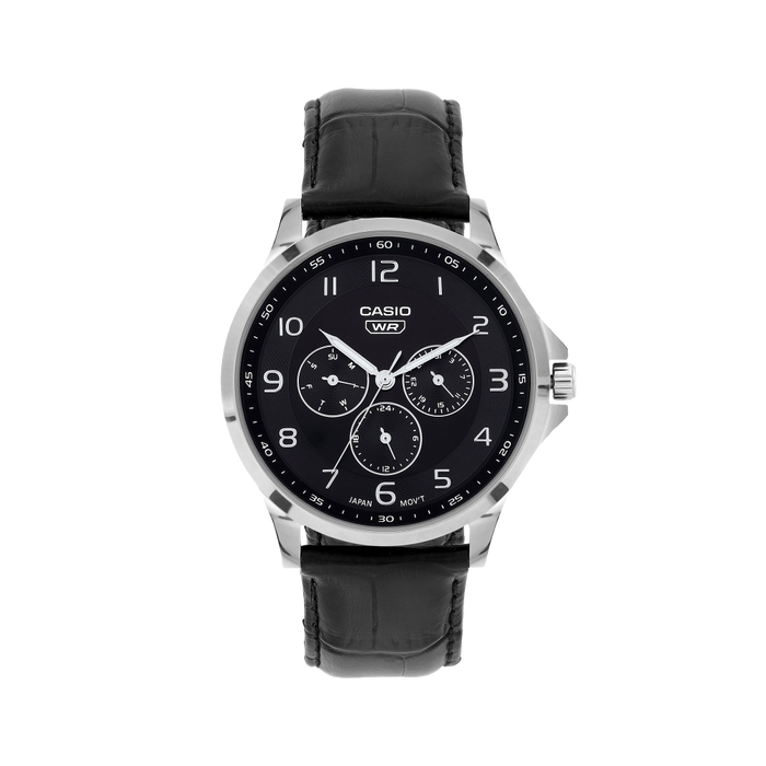 Casio Enticer Black Analog Men's Watch, MTP-SN2KL-1A-A2454