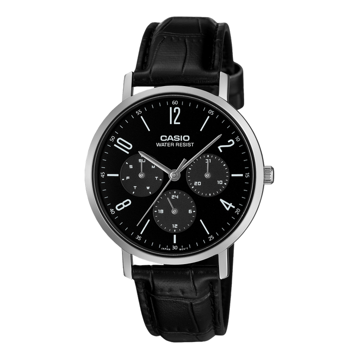 Casio Enticer Multi-Function Analog Men's Watch, MTP-VT06L-1BDF-A2570