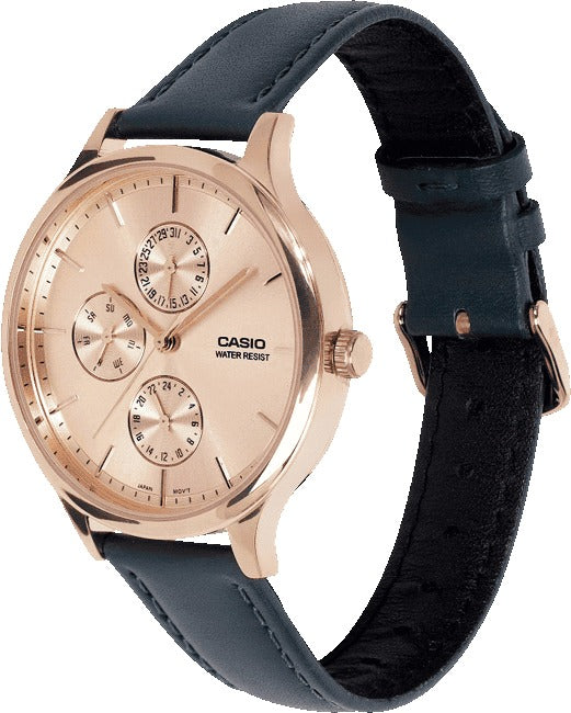 Casio Enticer Multifunction Analog Women's Watch, LTP-SN7YRL-4A-A2500