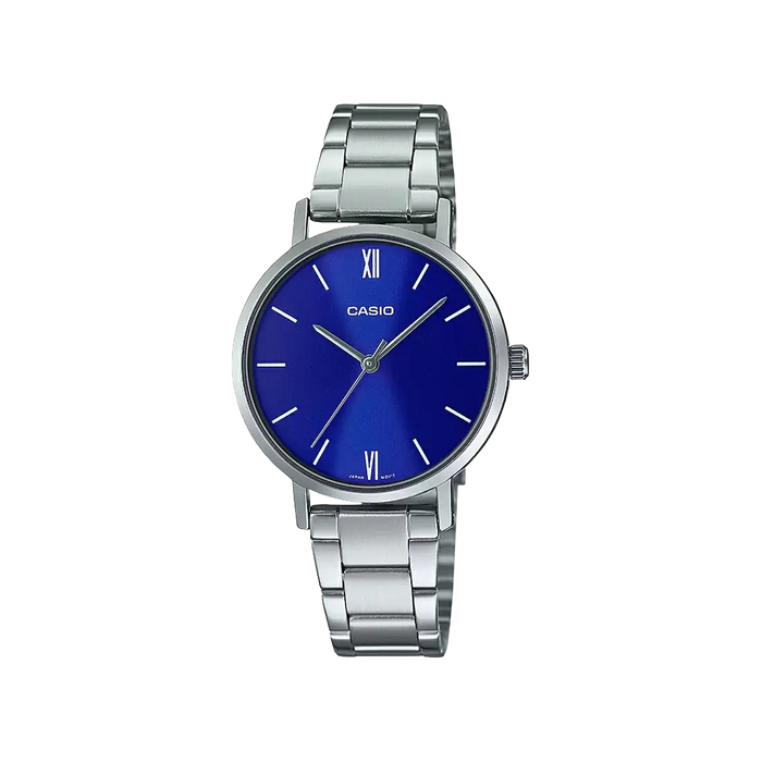 Casio Enticer Silver Analog Women's Watch, LTP-VT02D-2AUDF-A1998