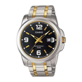Casio Enticer Two-Tone Analog Stainless Steel Band, MTP-1314SG-1AVDF-A777
