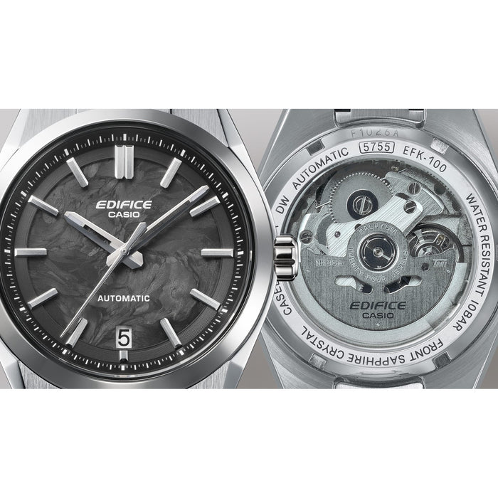 Casio Forged Carbon Automatic Men's Watch | Premium Luxury Timepiece EFK-100CD-1ADR-ED669