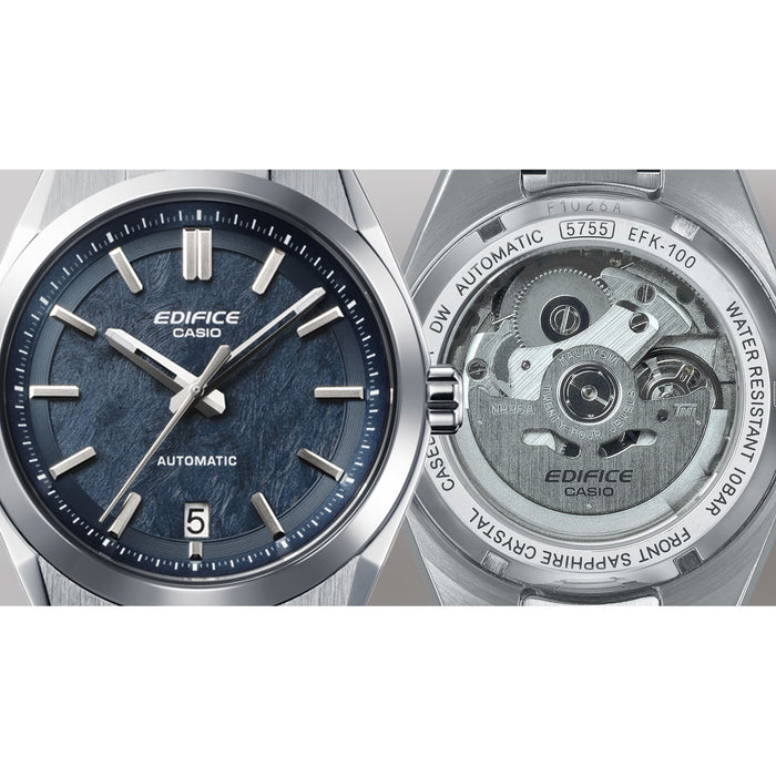 Casio Forged Carbon Automatic Men's Watch | Premium Luxury Timepiece EFK-100D-2ADR-ED670
