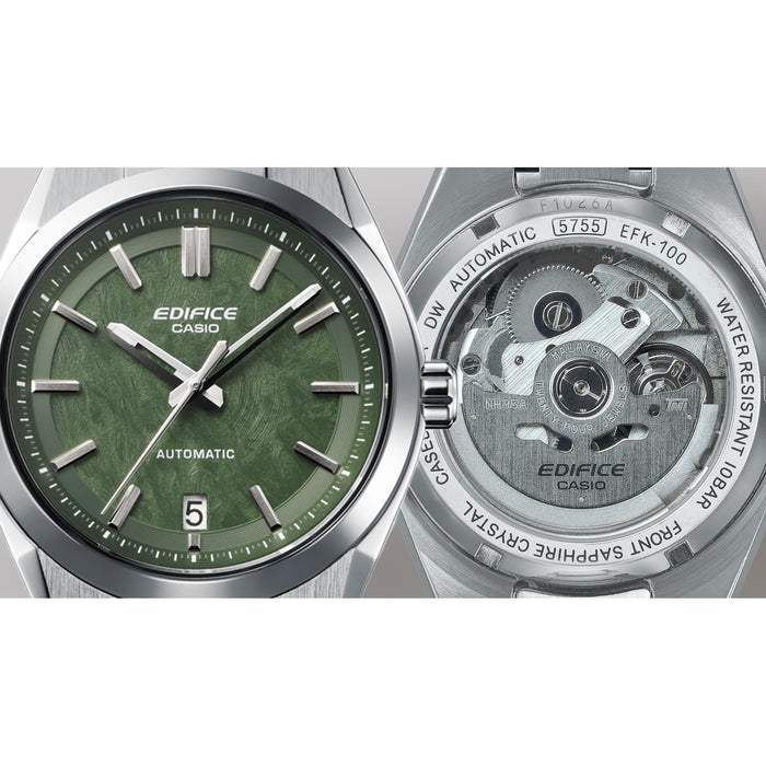 Casio Forged Carbon Automatic Men's Watch | Premium Luxury Timepiece EFK-100D-3ADR-ED671