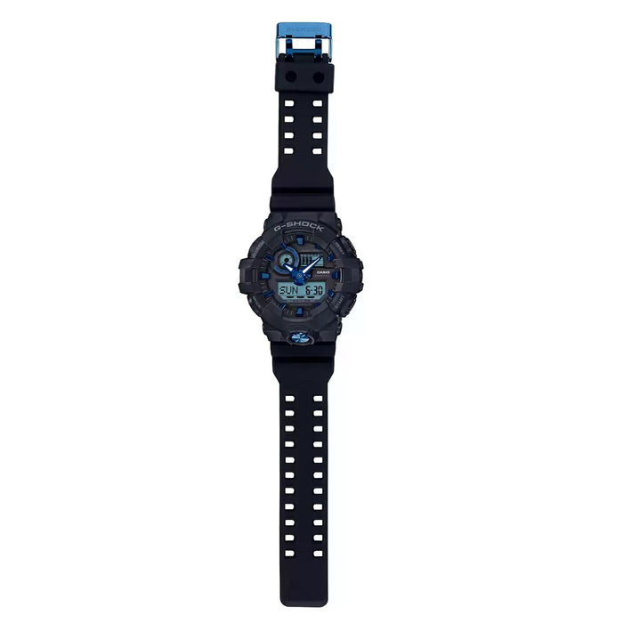 Casio G-Shock Black Analog-Digital 1/100-second stopwatch, GA-710B-1A2DR-G872