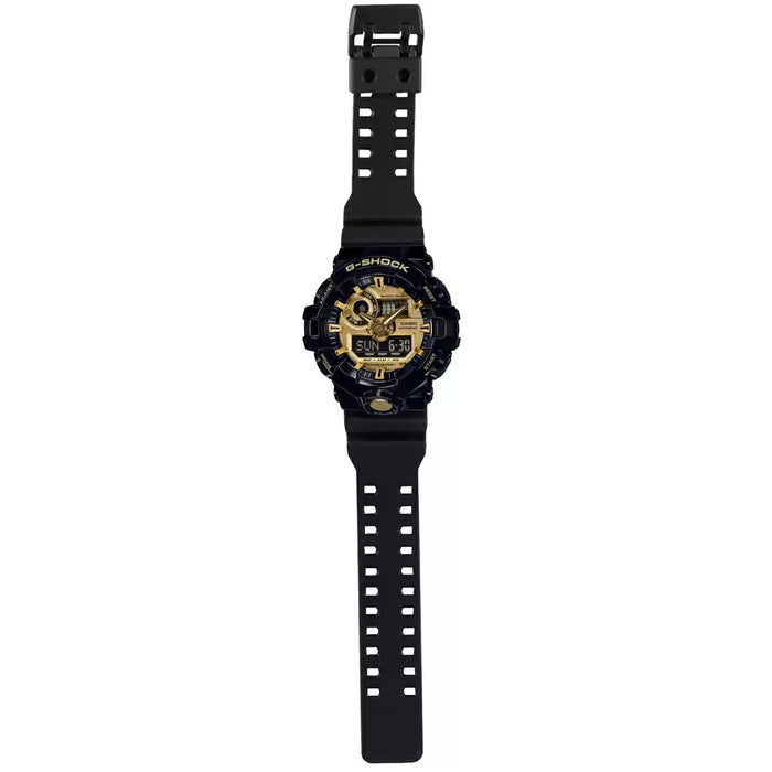 Casio G-Shock Black Analog-Digital 1/100-second stopwatch, GA-710GB-1ADR-G740