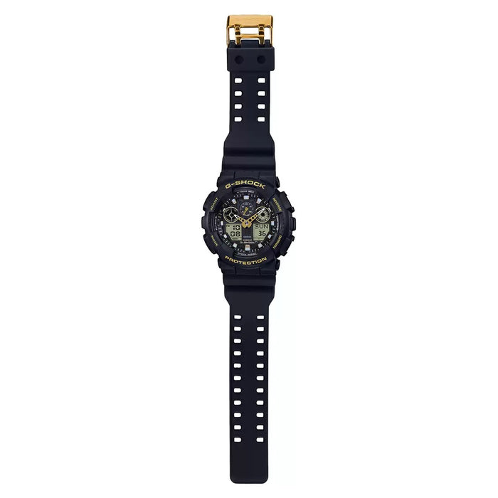 Casio G-Shock Black Analog-Digital 1/1000-second stopwatch, GA-100GBX-1A9DR-G780