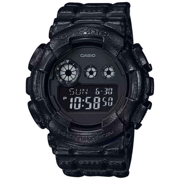 Casio G-Shock Black Digital 1/100-second stopwatch, GD-120BT-1DR-G811
