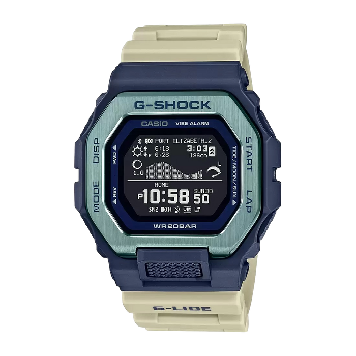 Casio G-Shock Blue G-Lide Men's Watch Training Function, GBX-100TT-2DR-G1390