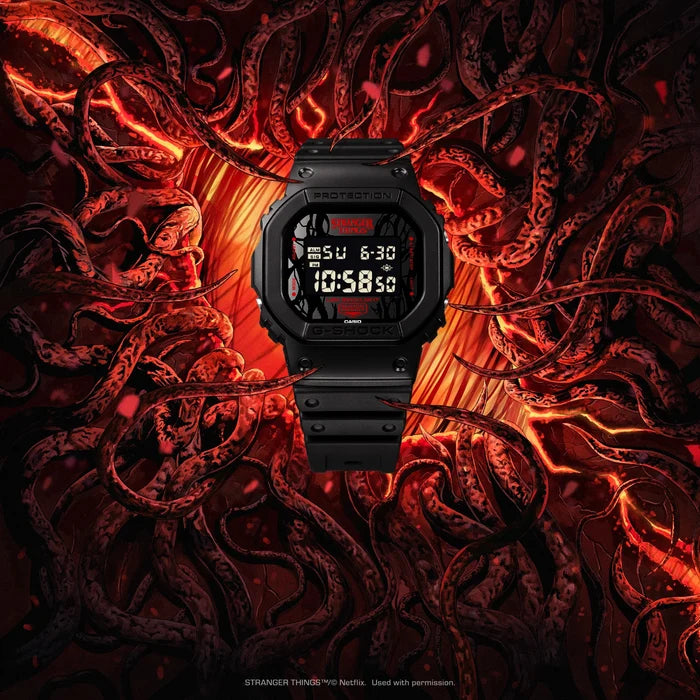 Casio G-Shock Digital Stranger Things Edition Men's Watch, DW-5600STT-1JR-G1747