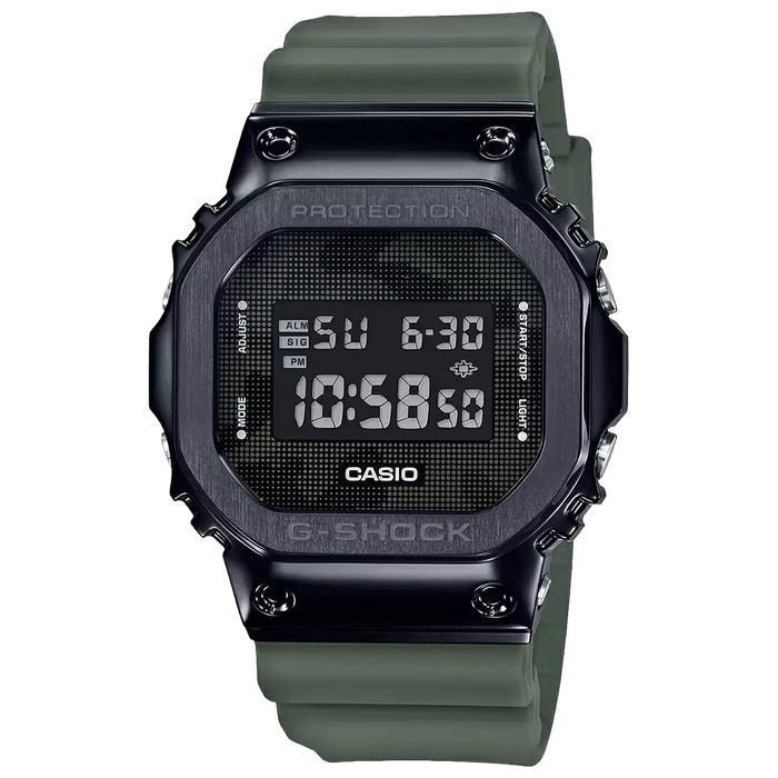 Casio G-Shock Green Digital Electro-luminescent backlight, GM-5600B-3DR-G994