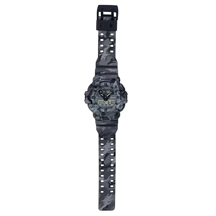Casio G-Shock Grey Analog-Digital 1/100-second stopwatch, GA-700CM-8ADR-G825