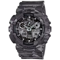 Casio G-Shock Grey Analog-Digital Countdown Timer, GA-100CM-8ADR-G581