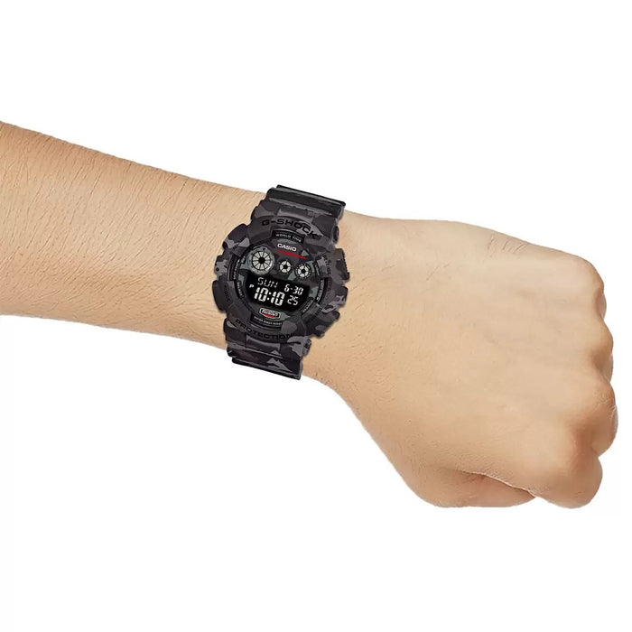 Casio G-Shock Grey Digital 1/100-second stopwatch, GD-120CM-8DR-G514