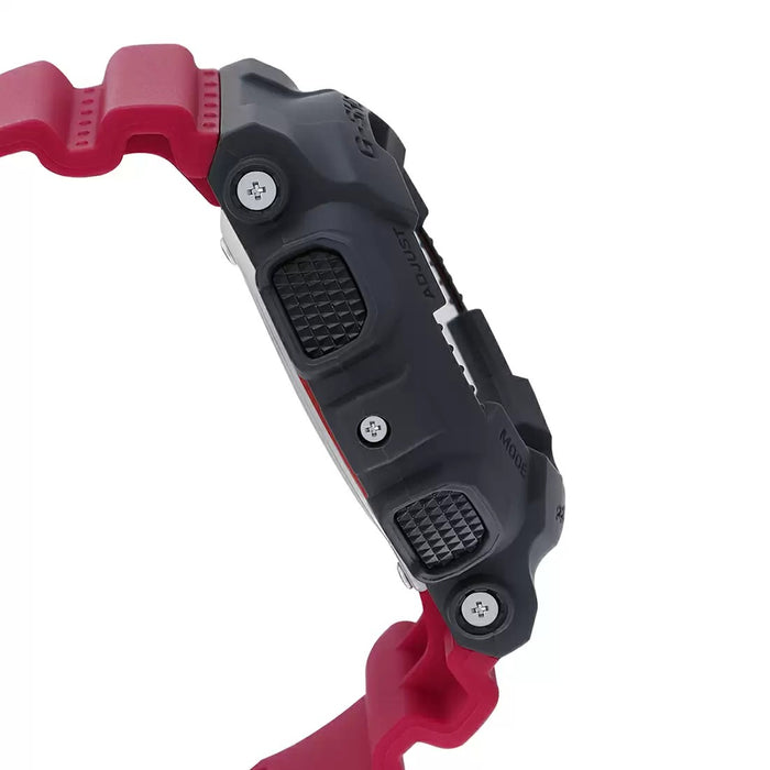 Casio G-Shock Red Analog-Digital 1/1000-second stopwatch, GA-140-4ADR-G978