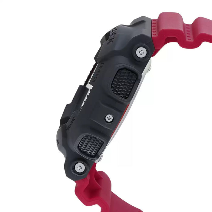 Casio G-Shock Red Analog-Digital 1/1000-second stopwatch, GA-140-4ADR-G978