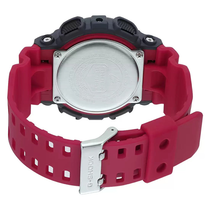 Casio G-Shock Red Analog-Digital 1/1000-second stopwatch, GA-140-4ADR-G978