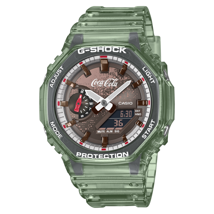 Casio G-Shock x Coca-Cola Analog-Digital Men's Watch, GA-2100CC-3ADR-G1804