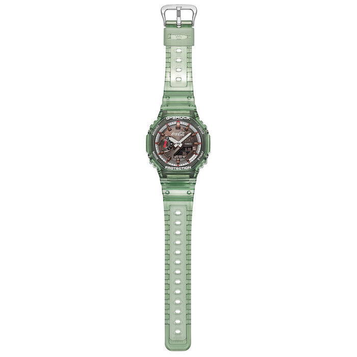Casio G-Shock x Coca-Cola Analog-Digital Men's Watch, GA-2100CC-3ADR-G1804