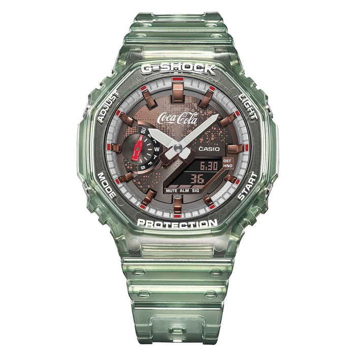 Casio G-Shock x Coca-Cola Analog-Digital Men's Watch, GA-2100CC-3ADR-G1804