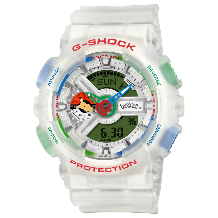 Casio G-Shock x PokÃ©mon Limited Edition Analog-Digital Men's Watch, GA-110PKM-7ADR-G1812
