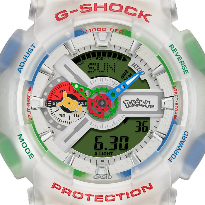 Casio G-Shock x PokÃ©mon Limited Edition Analog-Digital Men's Watch, GA-110PKM-7ADR-G1812