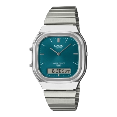 Casio Vintage Analog-Digital Stainless Steel, AQ-240E-3ADF-D419