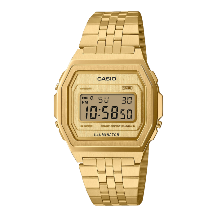 Casio Vintage Digital Unisex Watch, A1000G-9EF-D401