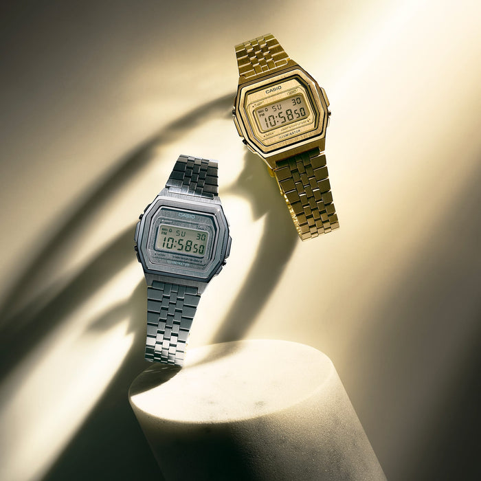 Casio Vintage Digital Unisex Watch, A1000G-9EF-D401