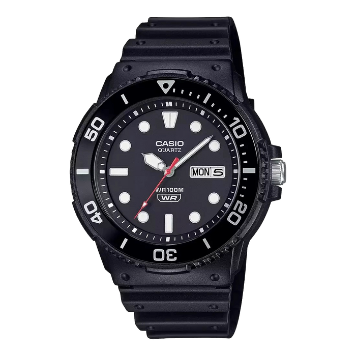 Casio Youth Analog Black White-Silver, MRW-230H-1E1VDF-A2402