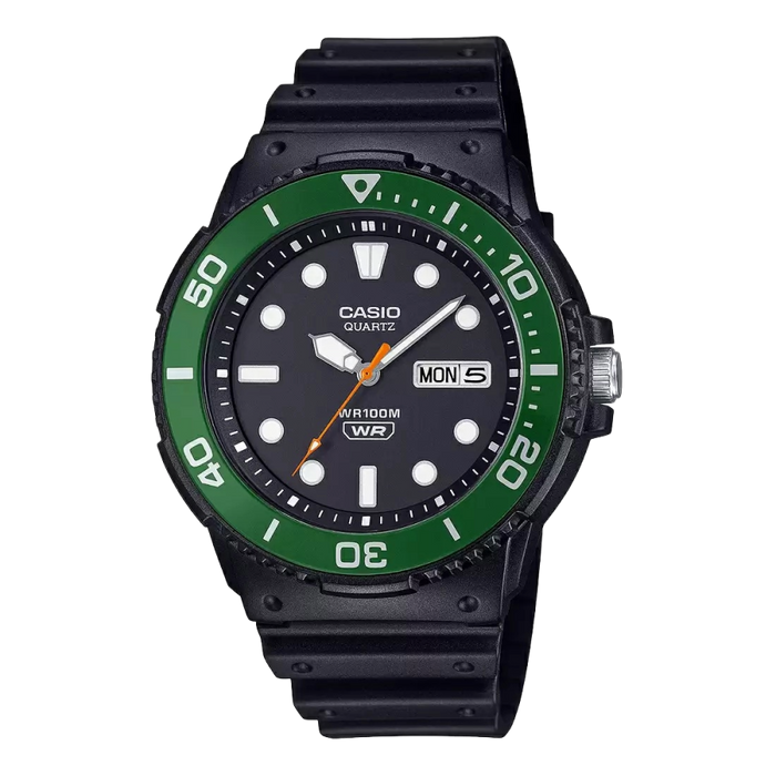 Casio Youth Analog Black Yellow-Gold, MRW-230H-1E3VDF-A2404