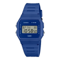 Casio Youth Blue Digital 1/100-Second Stopwatch, F-91WB-2A1DF-D371