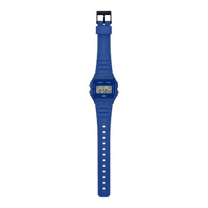 Casio Youth Blue Digital 1/100-Second Stopwatch, F-91WB-2A1DF-D371