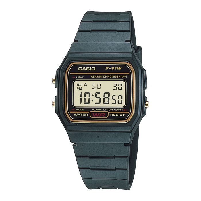 Casio Youth Digital Unisex Watch, F-91WG-9QDF-D165