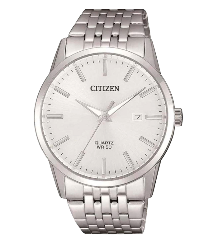 Citizen Quartz Silver Dial Analog Stainless Steel Men's Watch, BI5000-87A