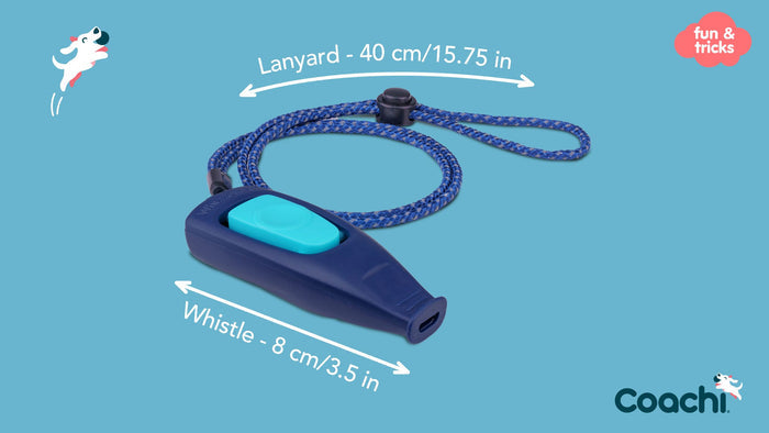 Coachi | Whistle & Clicker Combined Dog Training Tool | WhizzClick