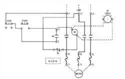 GE CR306B005 3 pole Starter NEMA Size 0
