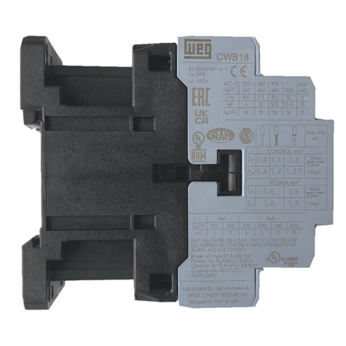 WEG CWB18-11-30C02 contactor