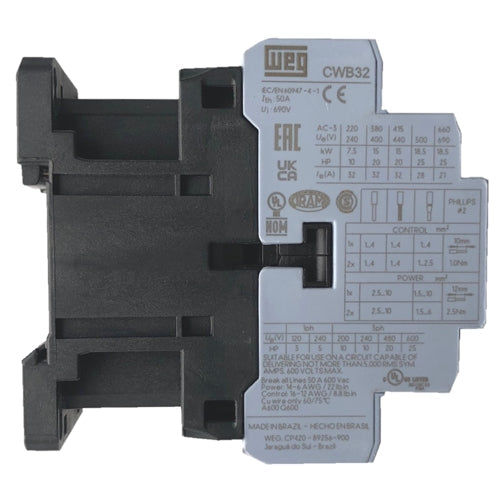 WEG CWB32-11-30C02 contactor
