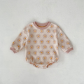 Daisy Print Baby Romper