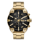 Diesel Quartz Black Dial Chronograph Stainless Steel Men's Watch, DZ4678