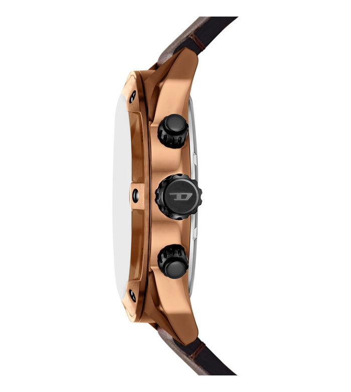 Diesel Quartz Brown Dial Analog Leather Men's Watch, DZ4698