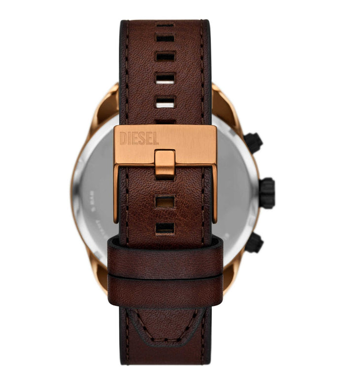 Diesel Quartz Brown Dial Analog Leather Men's Watch, DZ4698