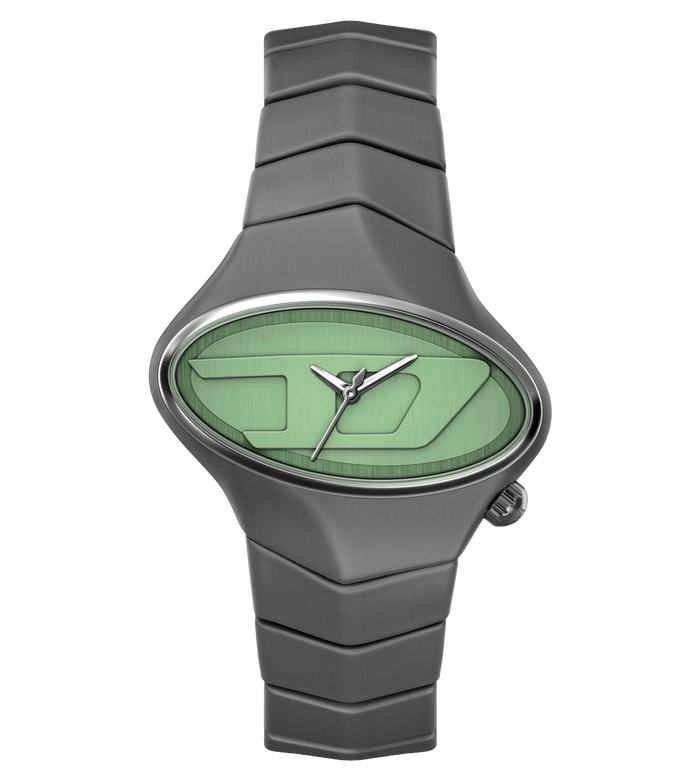 Diesel Quartz Green Dial Analog Stainless Steel Men's Watch, DZ2241