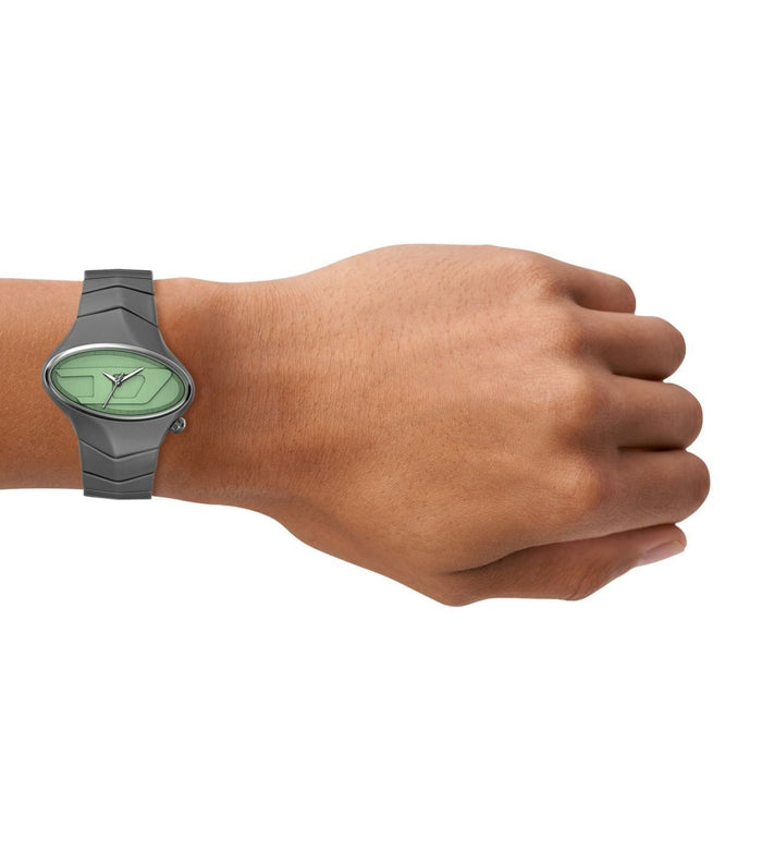 Diesel Quartz Green Dial Analog Stainless Steel Men's Watch, DZ2241